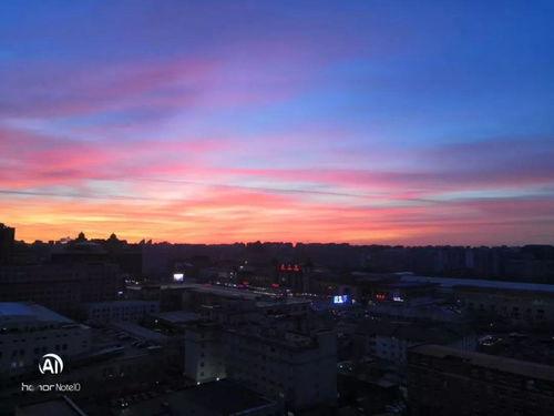 朝霞的视频,视频中的视觉盛宴